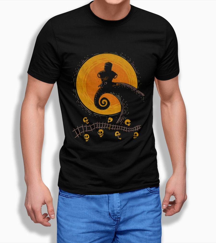 Monty Python And The Holy Grail Meets The Nightmare Before Christmas T-Shirt
