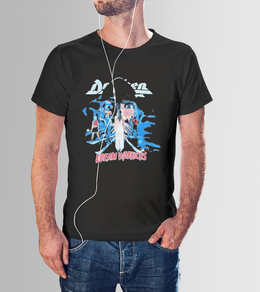Dokken Dream Warriors A Nightmare On Elm Street Horror Music Collaboration T-Shirt