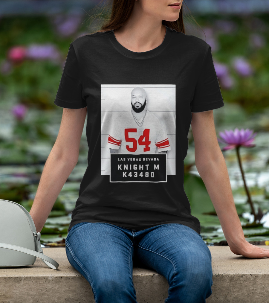Las Vegas Nevada Shot 54 Knight M K43480 Death Row Records T-Shirt