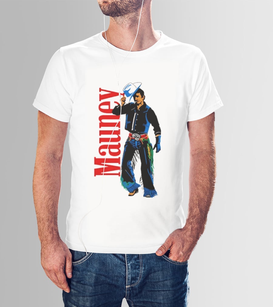JB Mauney Bull Rider Cowboy Style Western T-Shirt