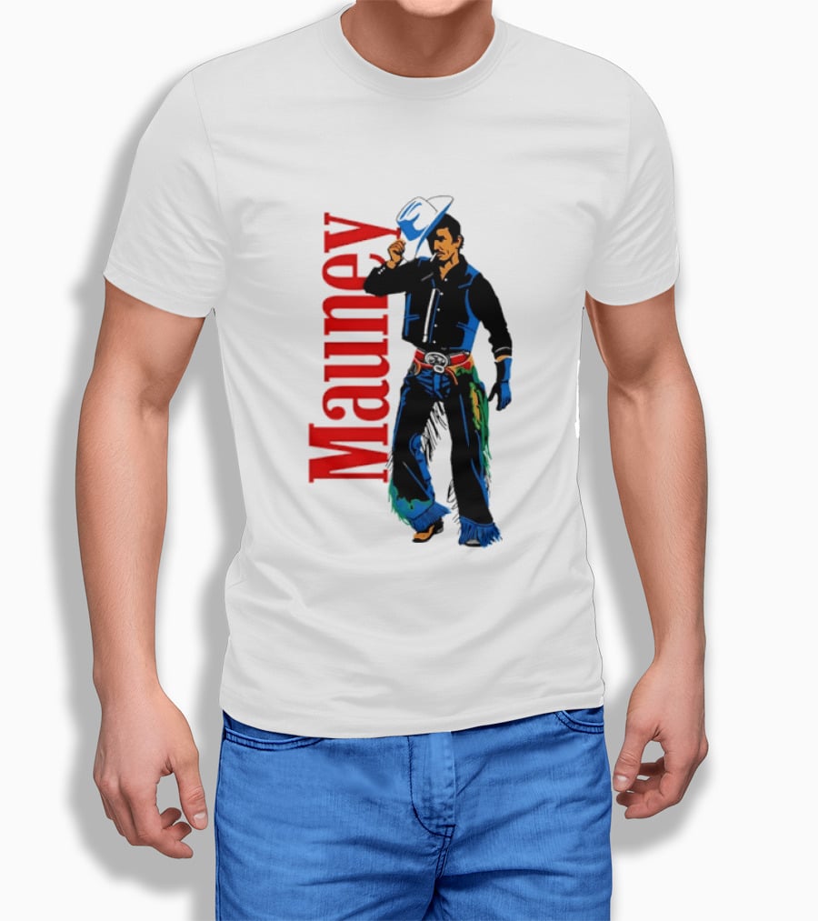 JB Mauney Bull Rider Cowboy Style Western T-Shirt