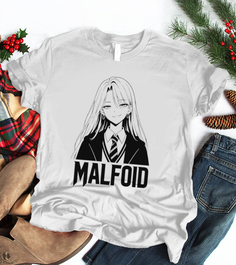 Malfoid Anime Wizard School Manga T-Shirt