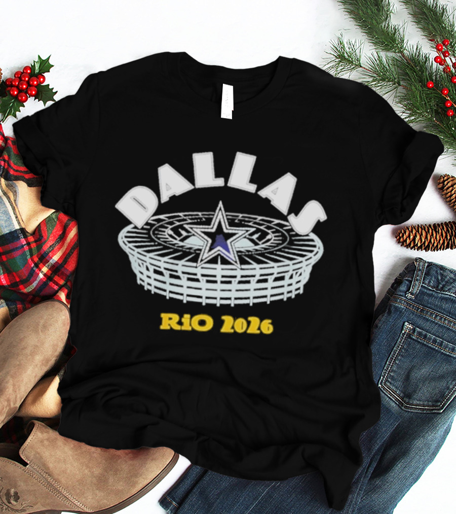 Dallas Cowboys Rio 2026 Stadium Game T-Shirt
