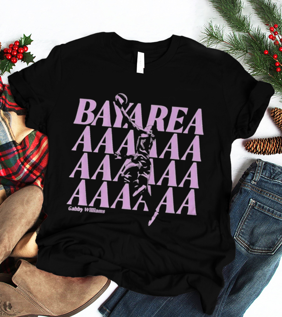 Gabby Williams Bay Areaaaa Basketball Iconic Dunk T-Shirt