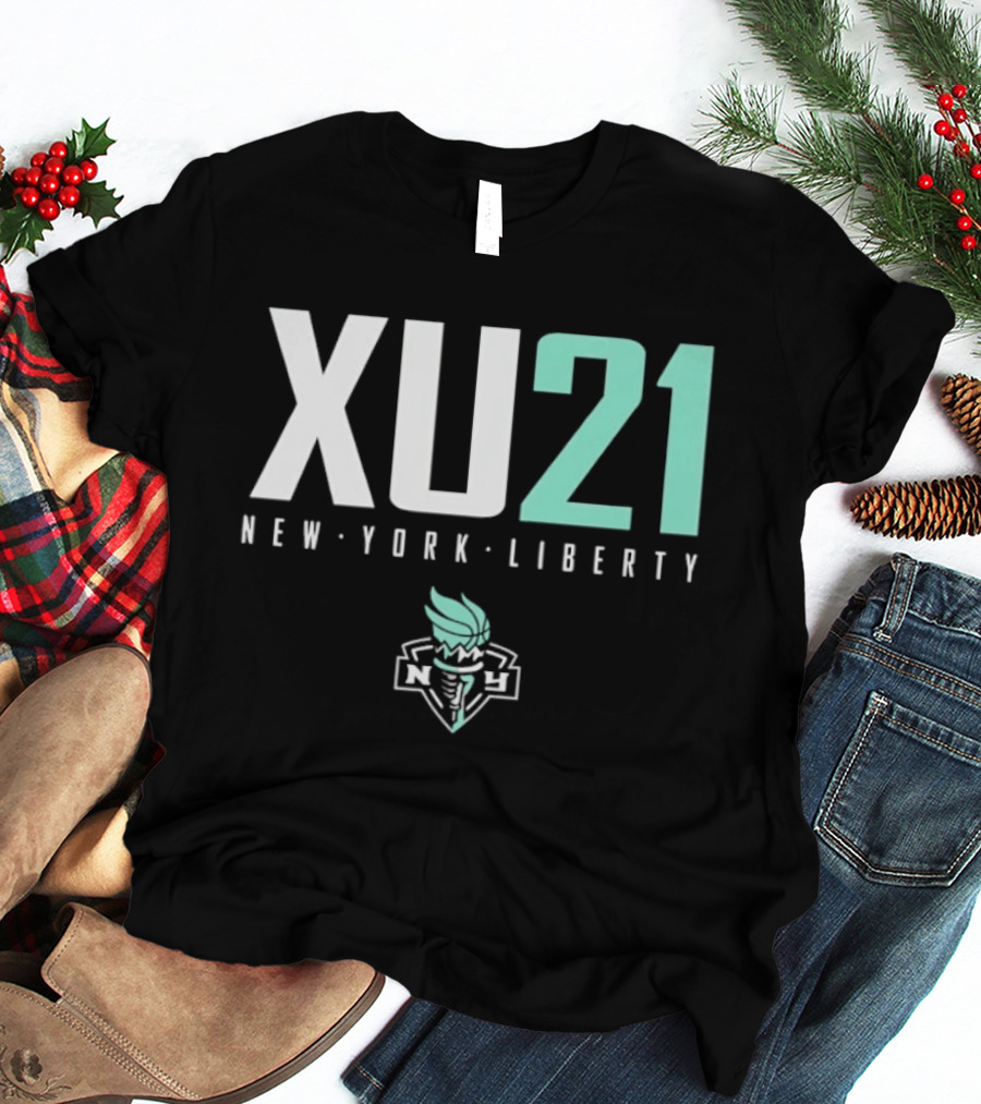 New York Liberty Xu 21 WNBA Basketball T-Shirt