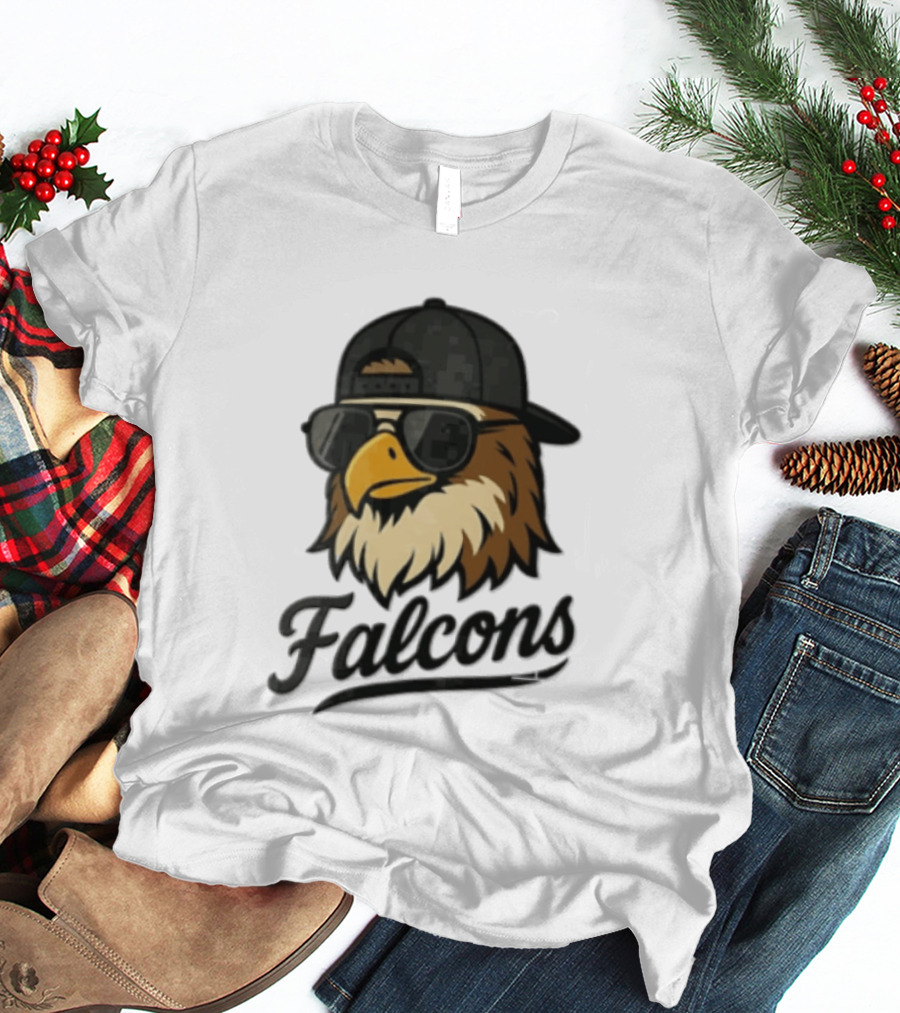 Falcons Eagle Sunglasses Baseball Cap T-Shirt