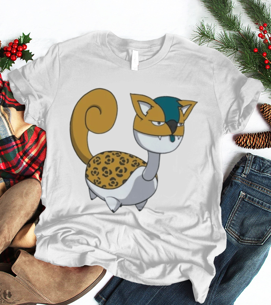 Jacksonville Jaguars Pokemon Fusion Cartoon T-Shirt