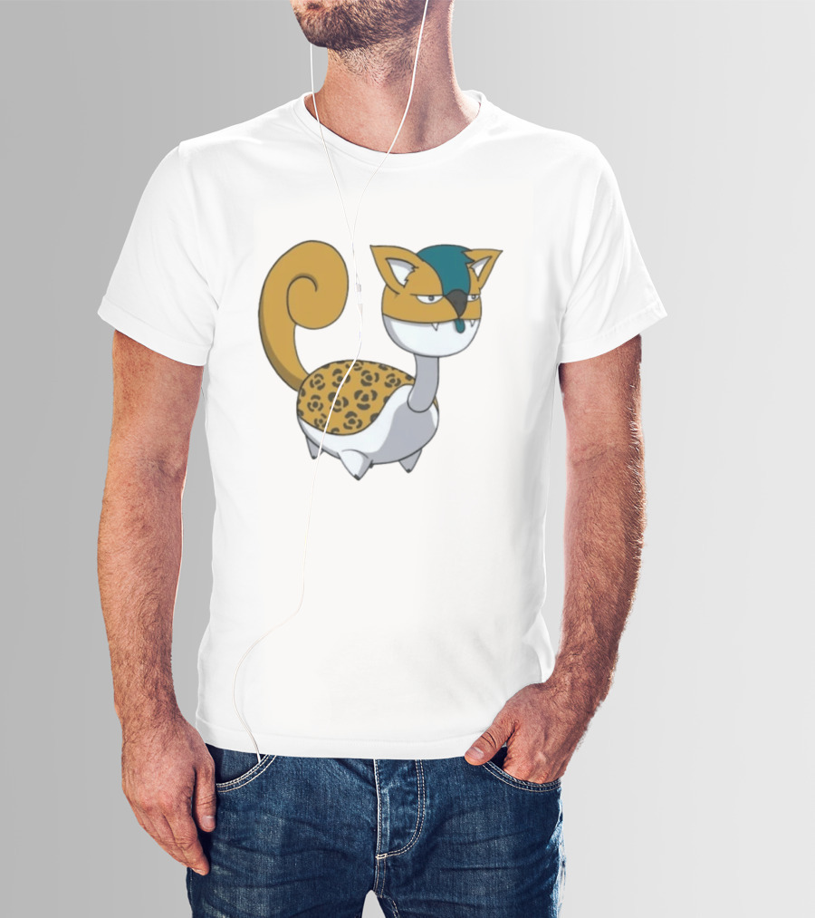 Jacksonville Jaguars Pokemon Fusion Cartoon T-Shirt