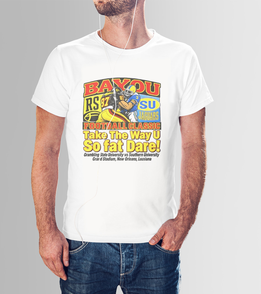 Bayou Classic Football Grambling State Vs Southern University Grand Stadium New Orleans T-Shirt