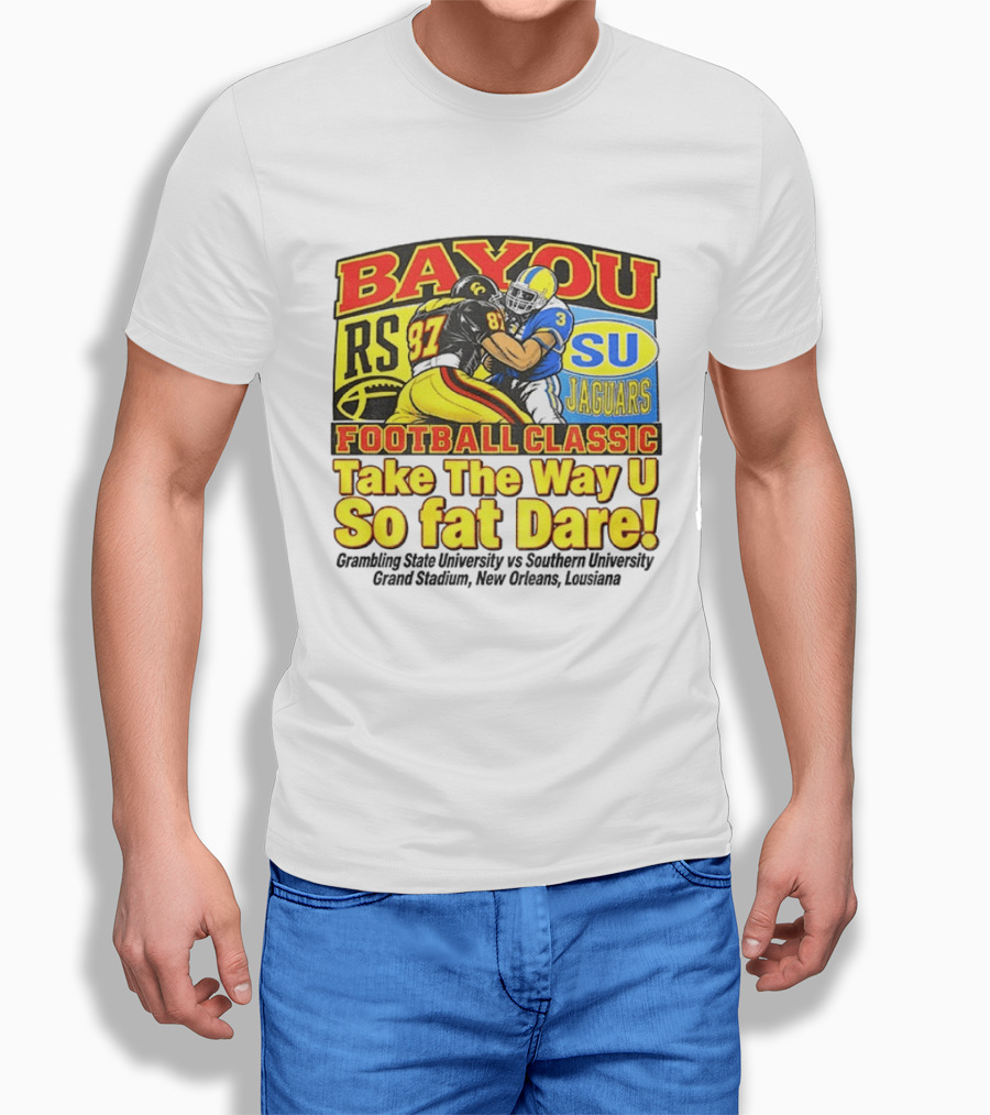 Bayou Classic Football Grambling State Vs Southern University Grand Stadium New Orleans T-Shirt