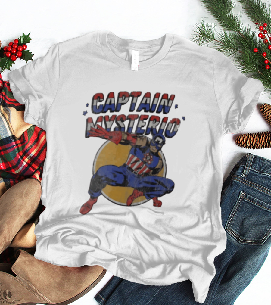 Captain Mysterio America Costume Wrestling Hero T-Shirt