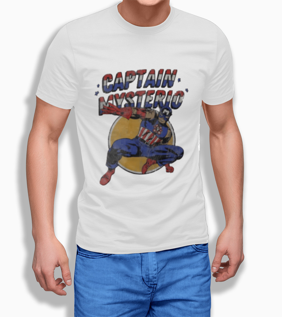 Captain Mysterio America Costume Wrestling Hero T-Shirt