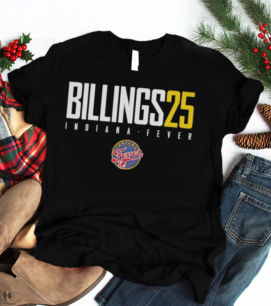 Billings 25 Indiana Fever WNBA Fever T-Shirt