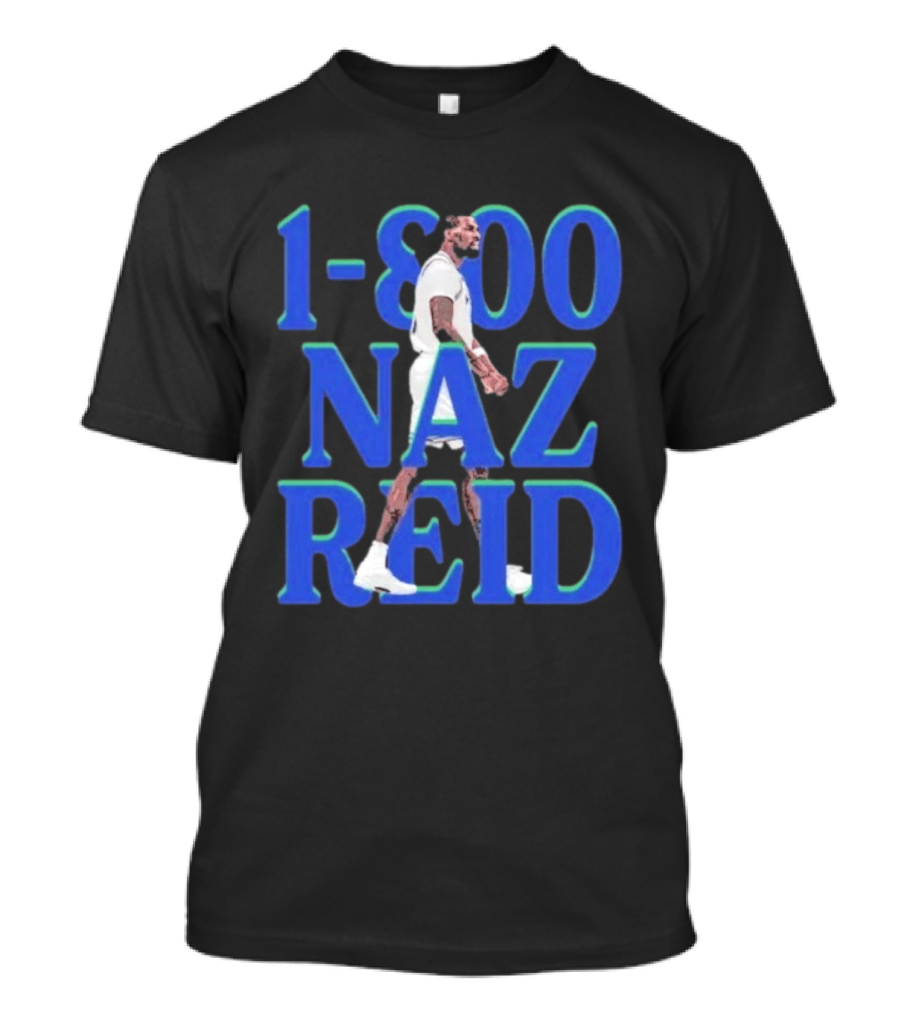1 800 Naz Reid Minnesota Timberwolves Basketball T-Shirt