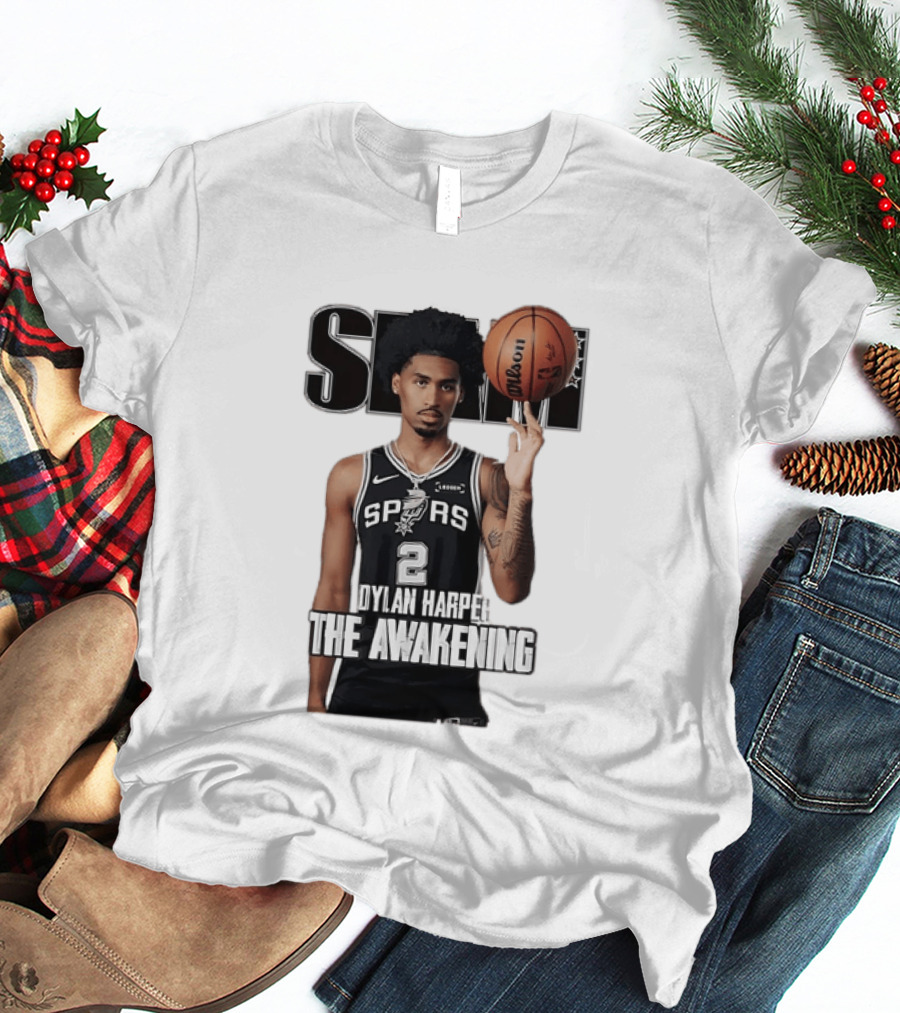 Dylan Harper 2 San Antonio Spurs The Awakening Slam NBA Basketball Cover T-Shirt