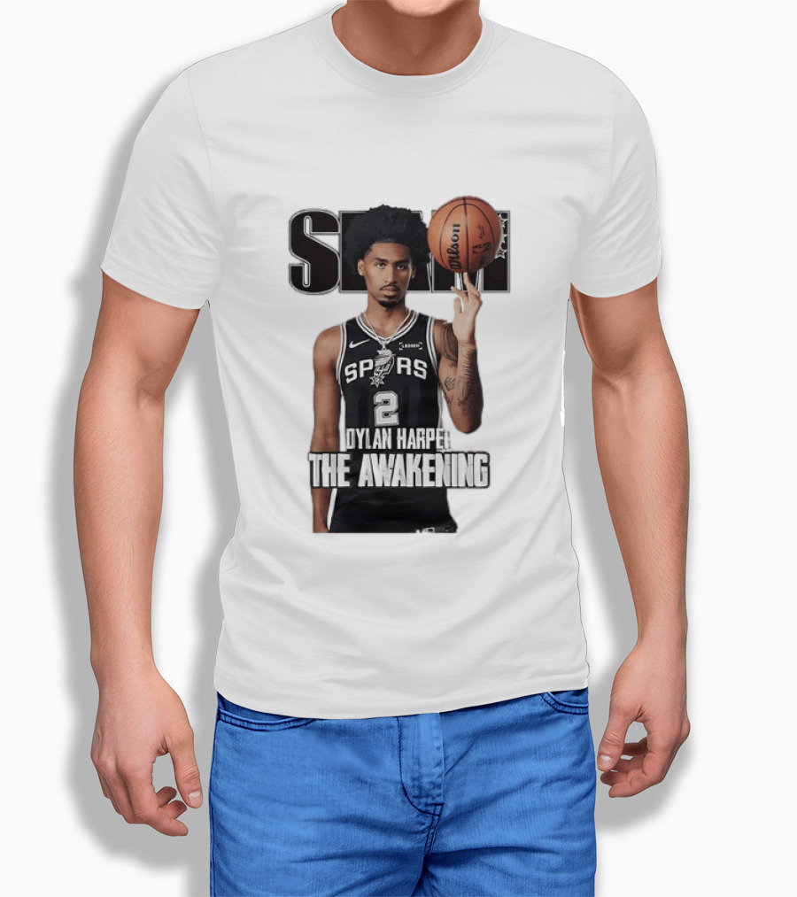 Dylan Harper 2 San Antonio Spurs The Awakening Slam NBA Basketball Cover T-Shirt