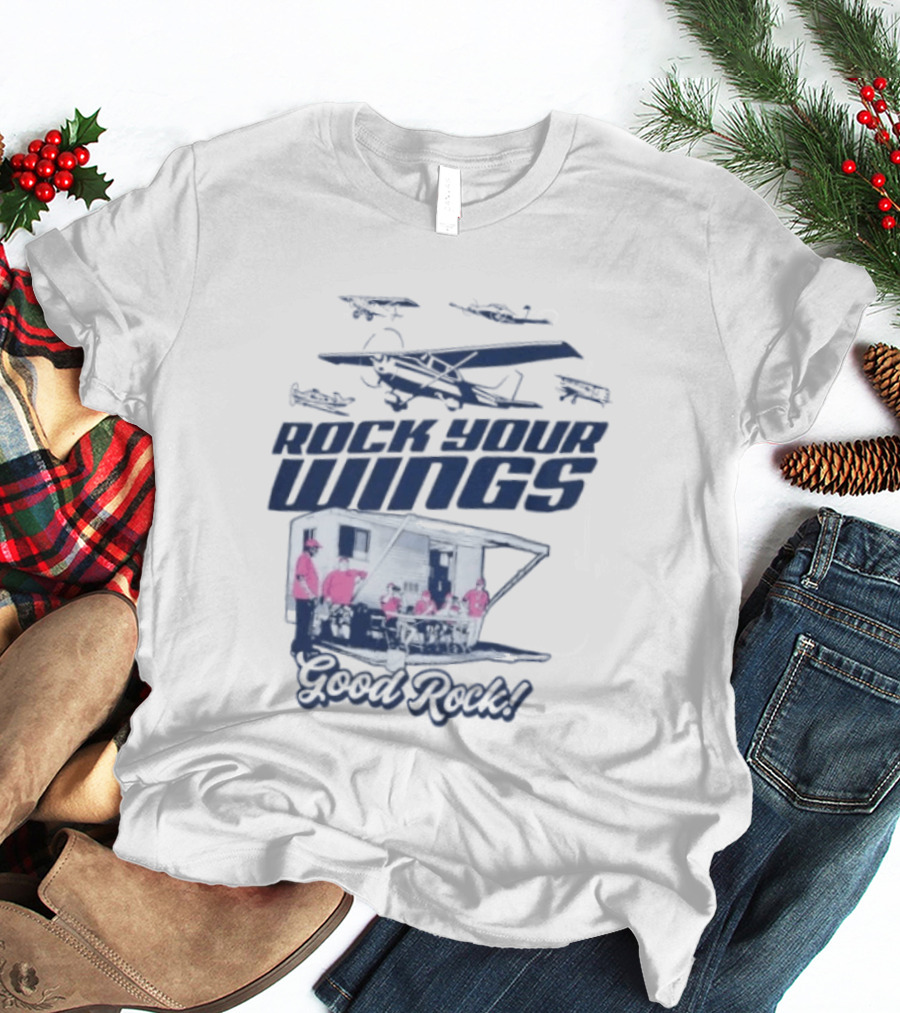 EAA AirVenture 2026 Rock Your Wings Good Rock Airplane Gathering T-Shirt