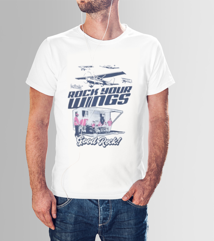 EAA AirVenture 2026 Rock Your Wings Good Rock Airplane Gathering T-Shirt