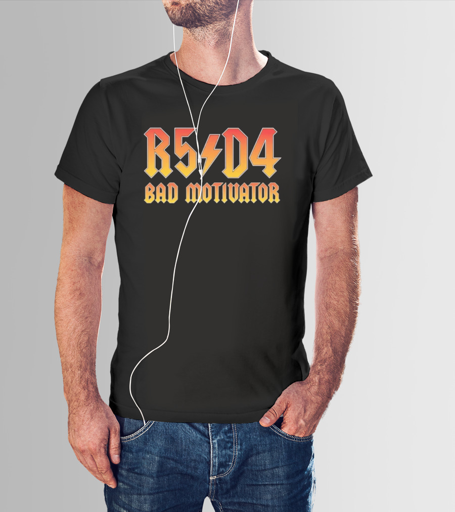 R5 D4 Bad Motivator Star Wars Droid Astromech Retro Pop Culture T-Shirt