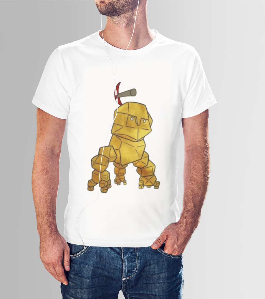 San Francisco 49ers Gold Rock Golem Miner Pickaxe T-Shirt