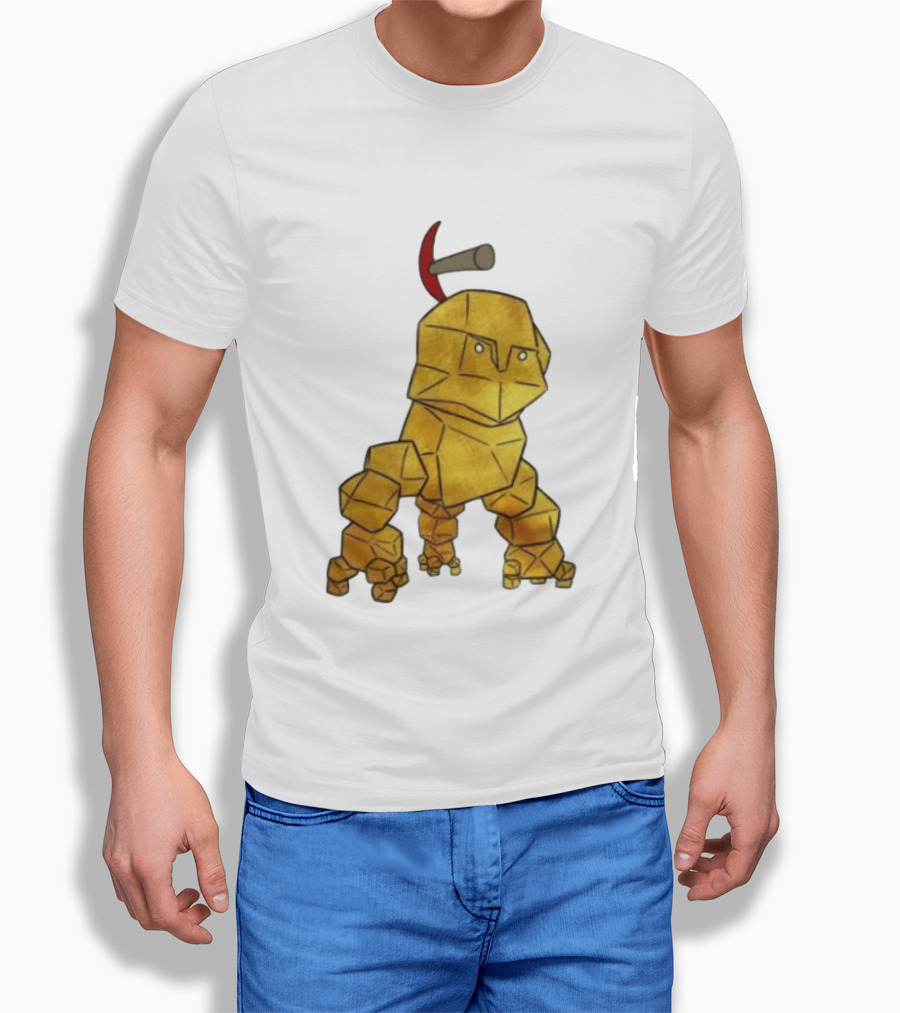 San Francisco 49ers Gold Rock Golem Miner Pickaxe T-Shirt