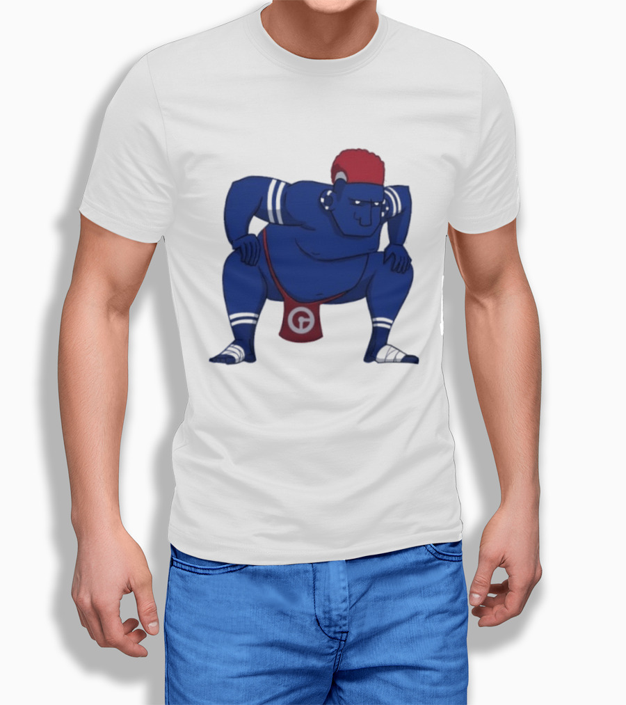 Hariyama Pokemon New York Giants Sumo Wrestler T-Shirt