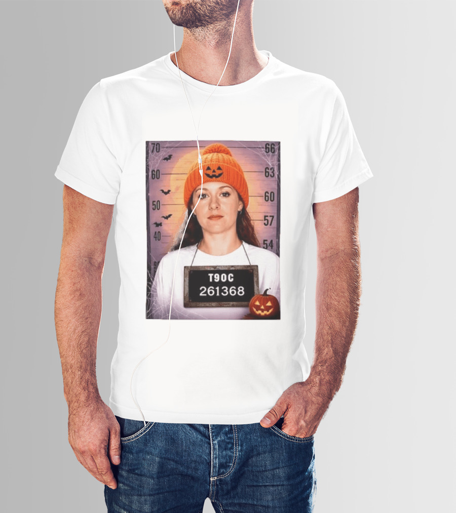 T90C Halloween Shot Pumpkin Hat 261368 T-Shirt