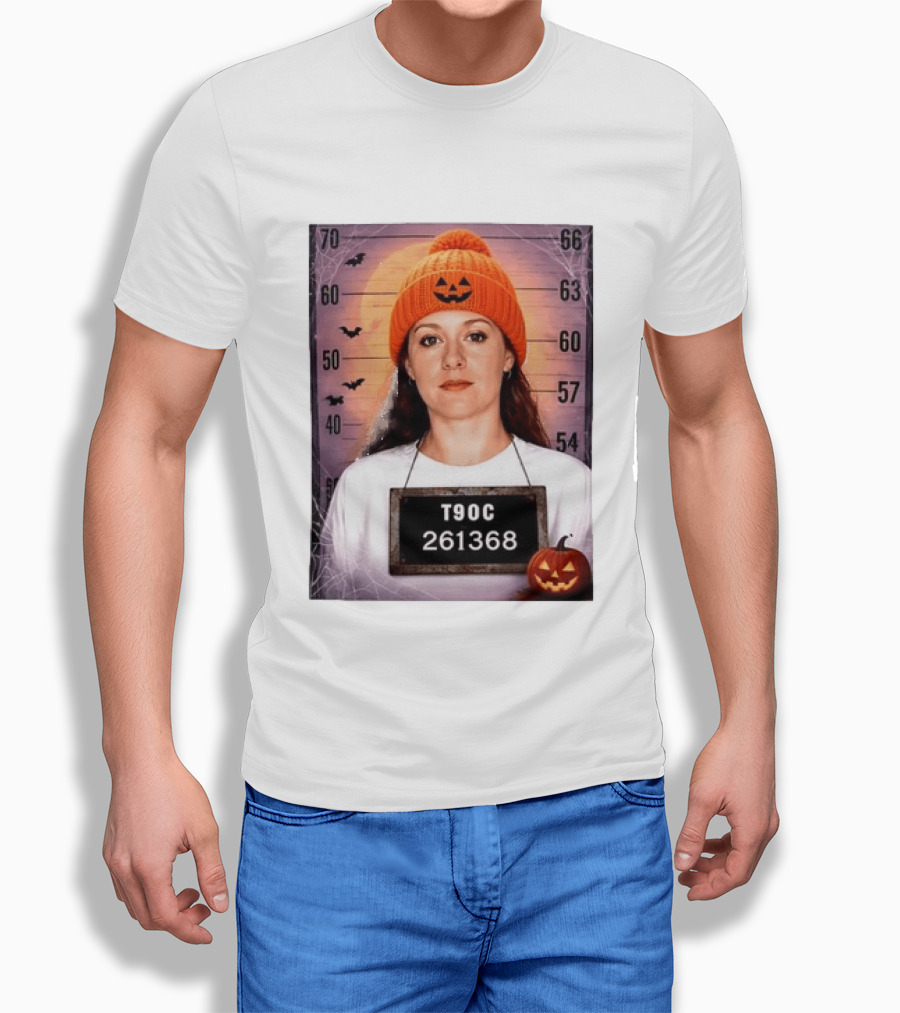T90C Halloween Shot Pumpkin Hat 261368 T-Shirt