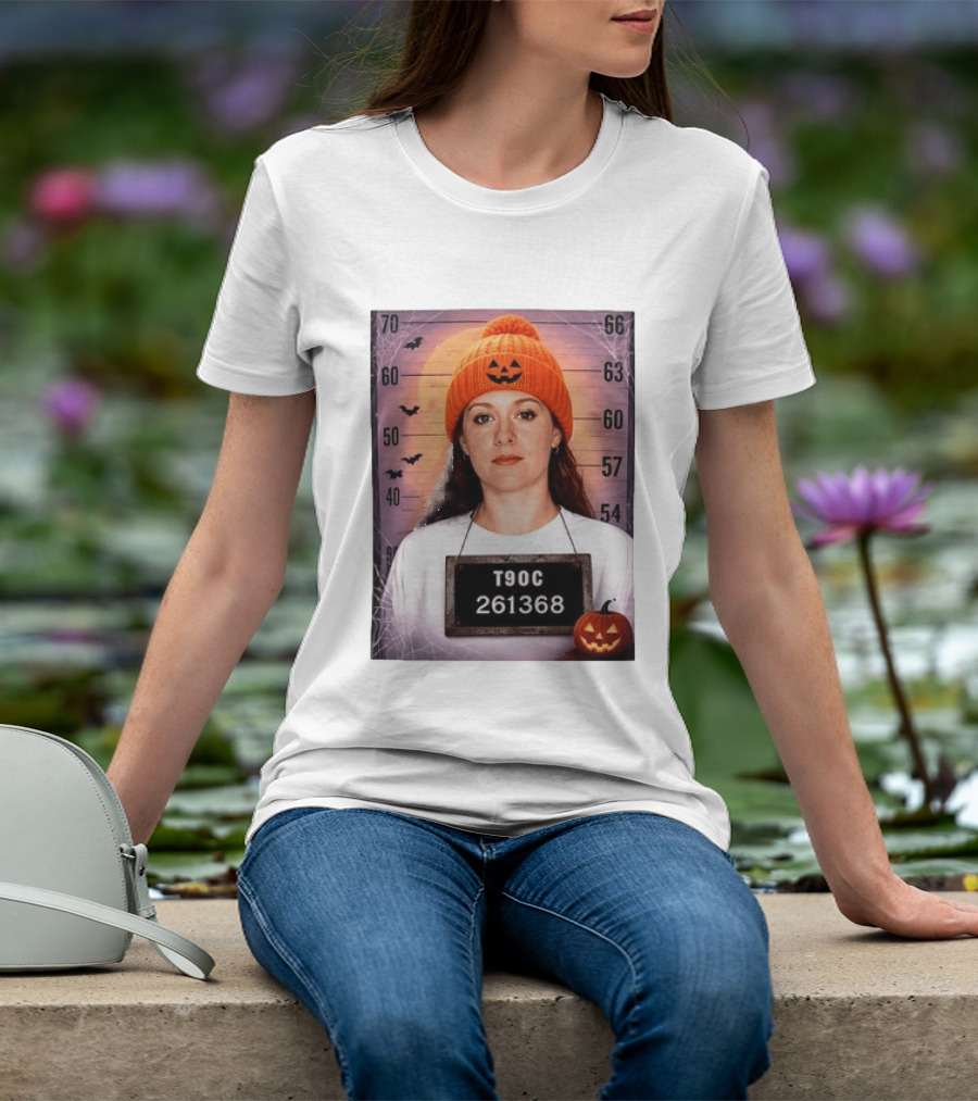 T90C Halloween Shot Pumpkin Hat 261368 T-Shirt