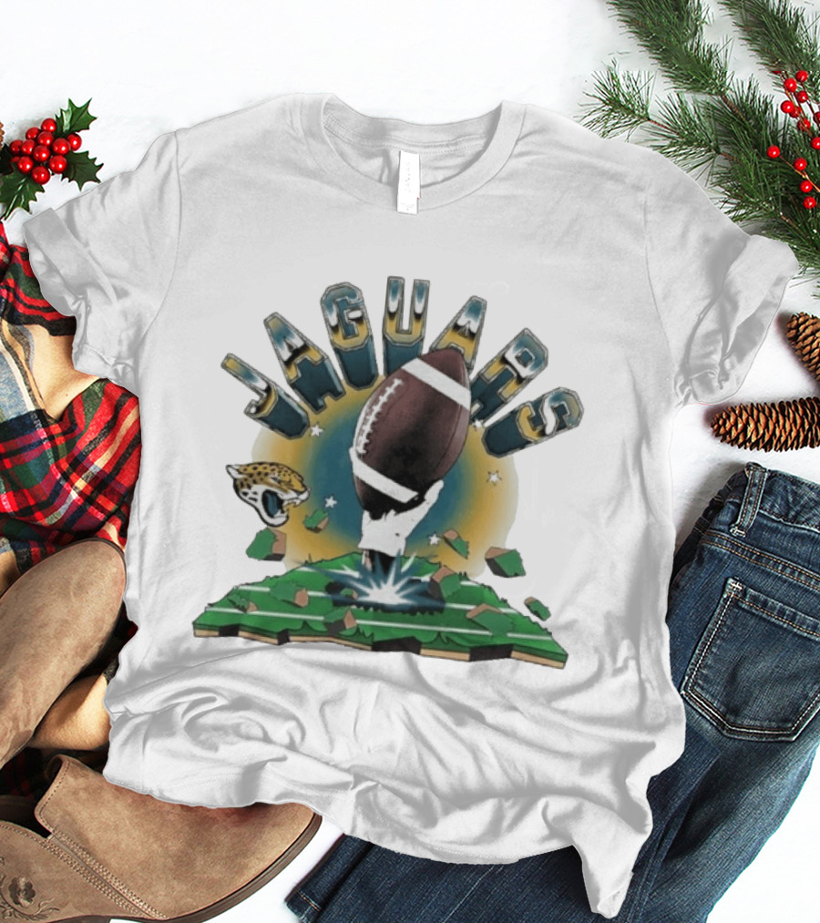Jaguars Football 2026 Explode Clubhouse Jacksonville T-Shirt