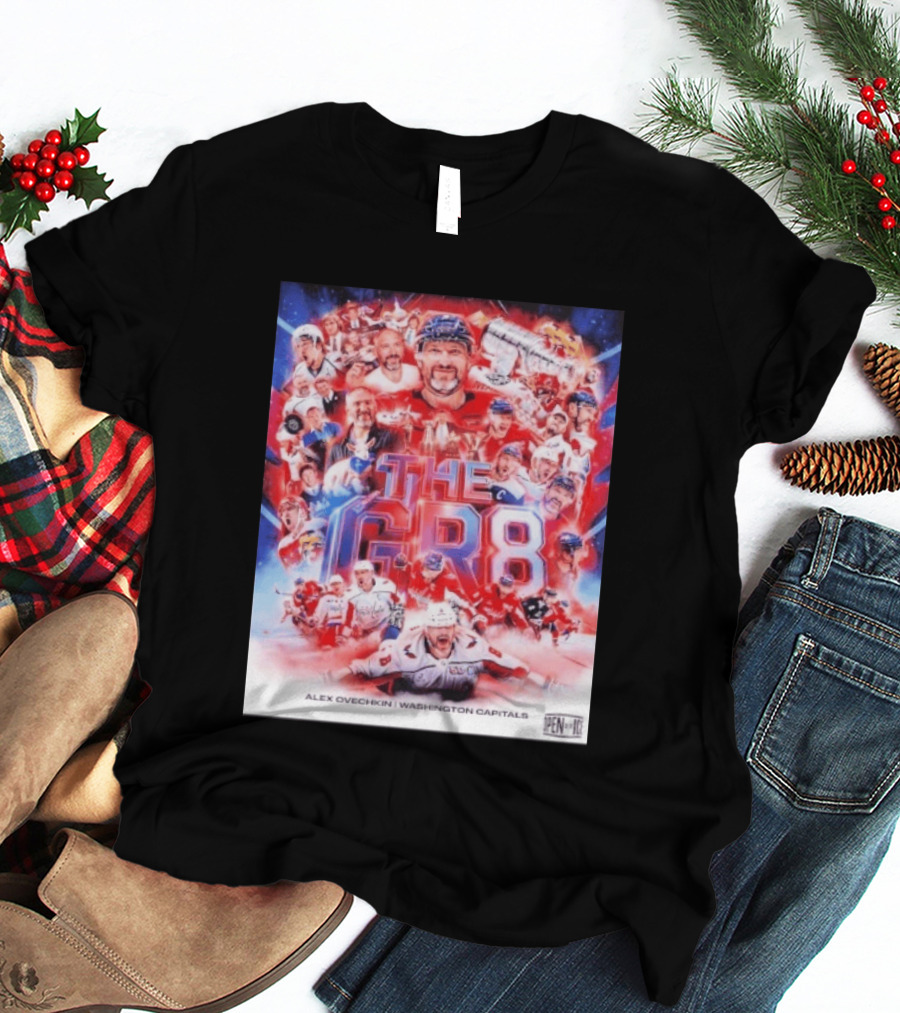 Alex Ovechkin The Gr8 Washington Capitals Open Ice Champions T-Shirt