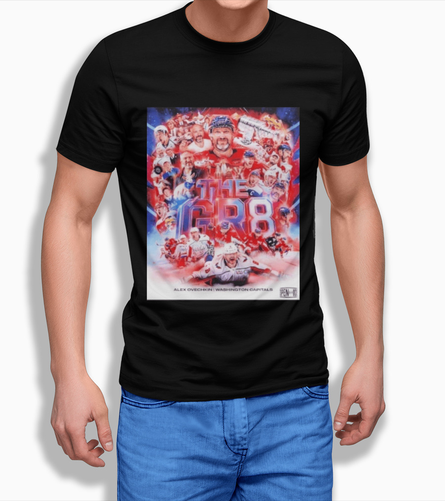 Alex Ovechkin The Gr8 Washington Capitals Open Ice Champions T-Shirt