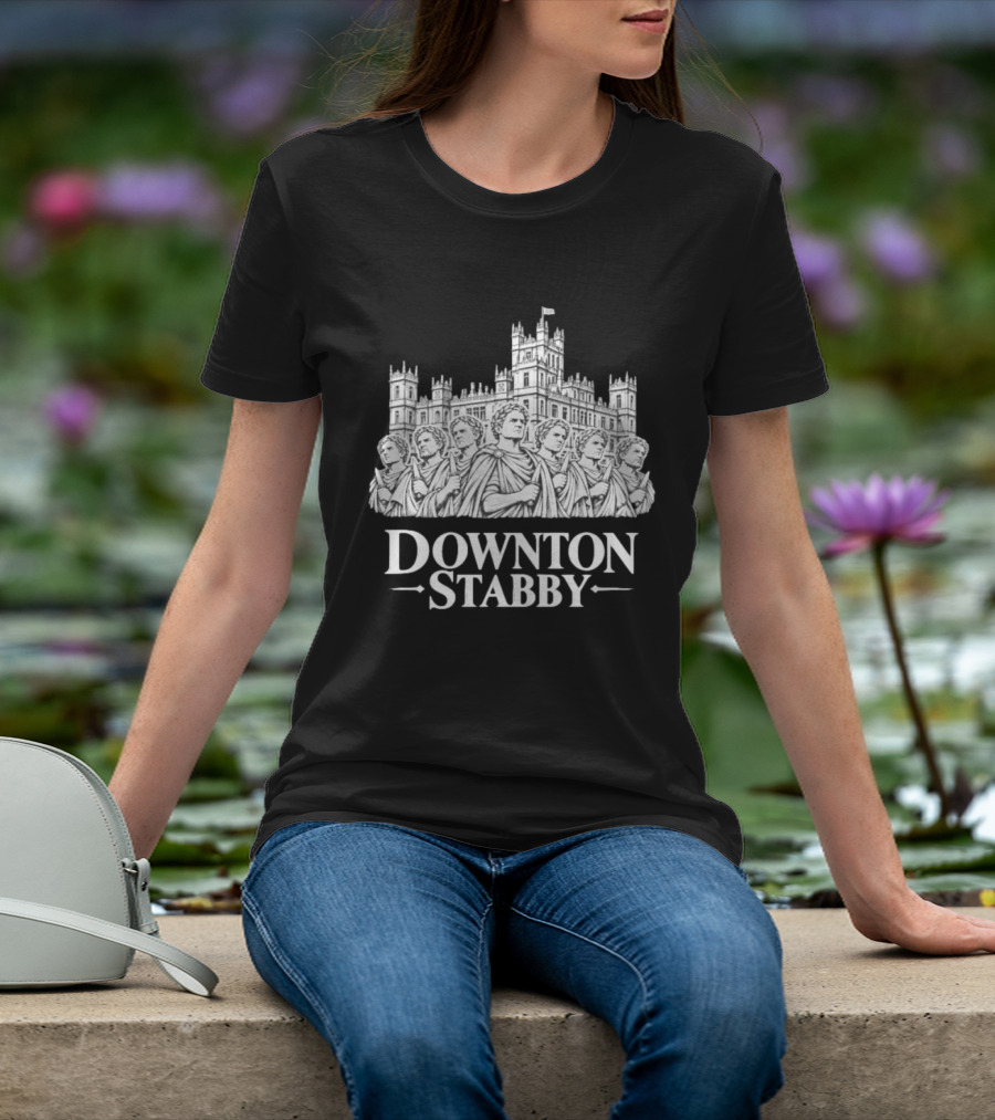 Roman Downton Stabby Julius Caesar Assassins Ancient Rome T-Shirt
