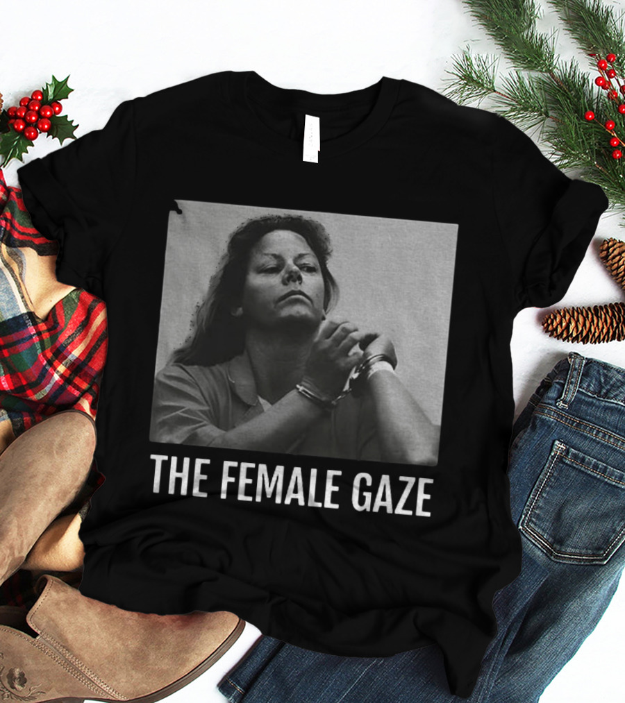 The Female Gaze Aileen Wuornos Handcuffed Monochrome T-Shirt