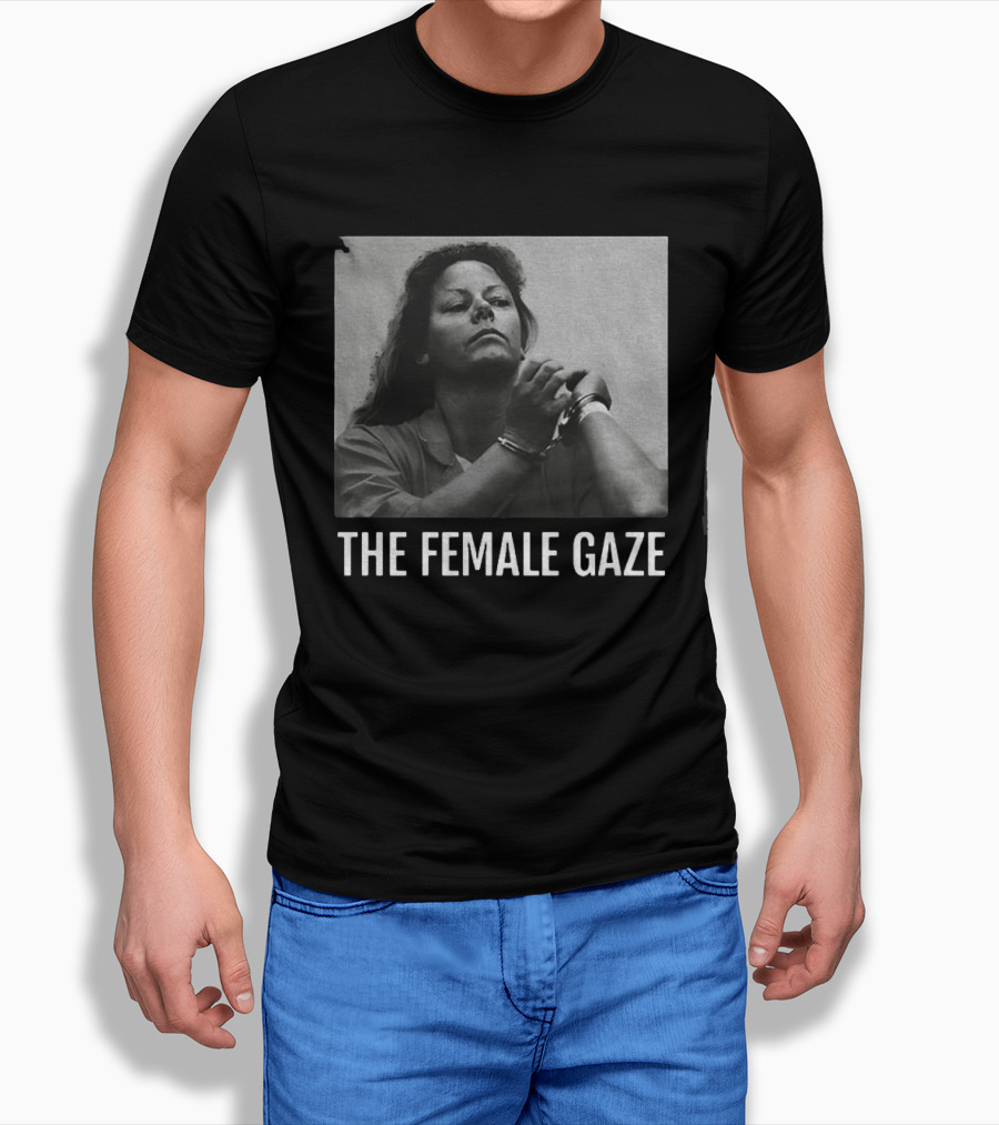 The Female Gaze Aileen Wuornos Handcuffed Monochrome T-Shirt