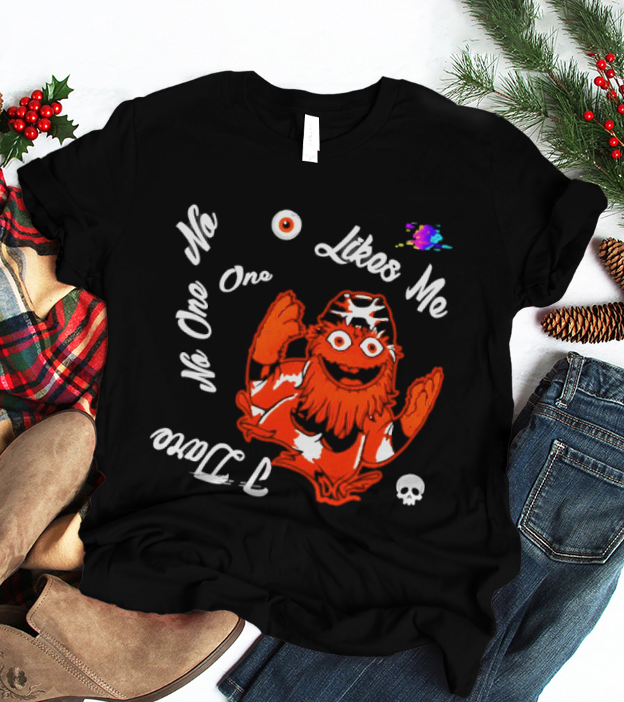 Gritty Philadelphia Flyers No One Likes Me 2026 T-Shirt