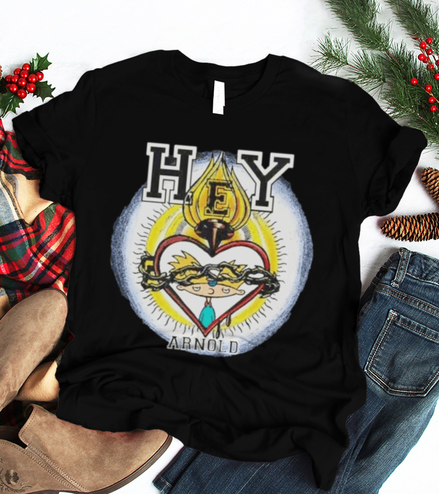 Hey Arnold Sacred Heart Nickelodeon Bootleg T-Shirt