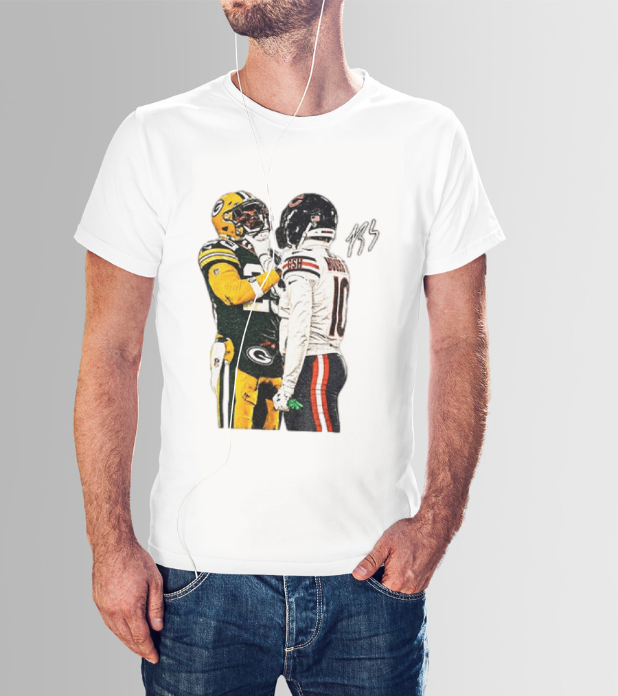Luther Burden III Packers Bears Football Rivalry T-Shirt