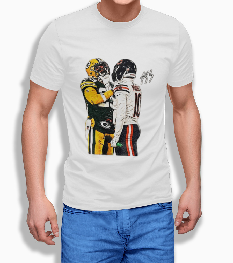 Luther Burden III Packers Bears Football Rivalry T-Shirt
