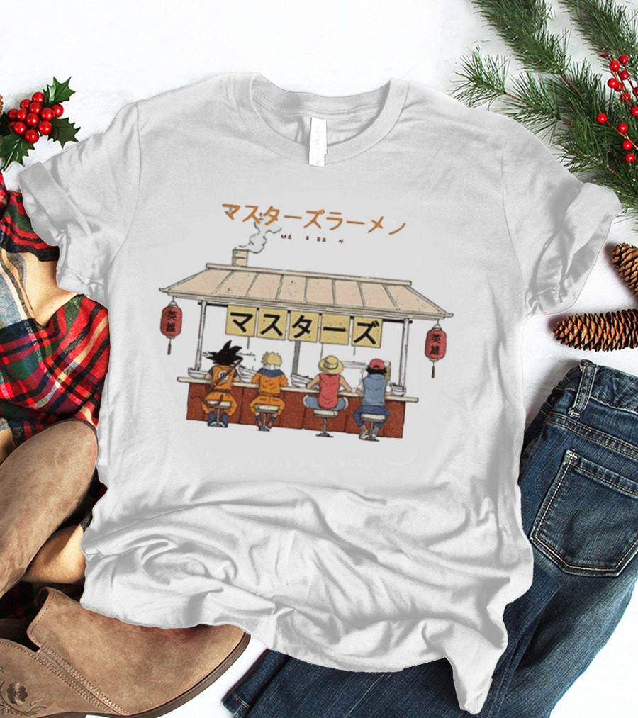Masters Ramen Heroes Dinner One Piece T-Shirt