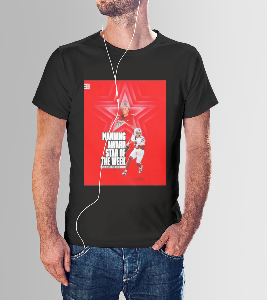 Manning Award Star Of The Week Julian Sayin Ohio State Buckeyes T-Shirt
