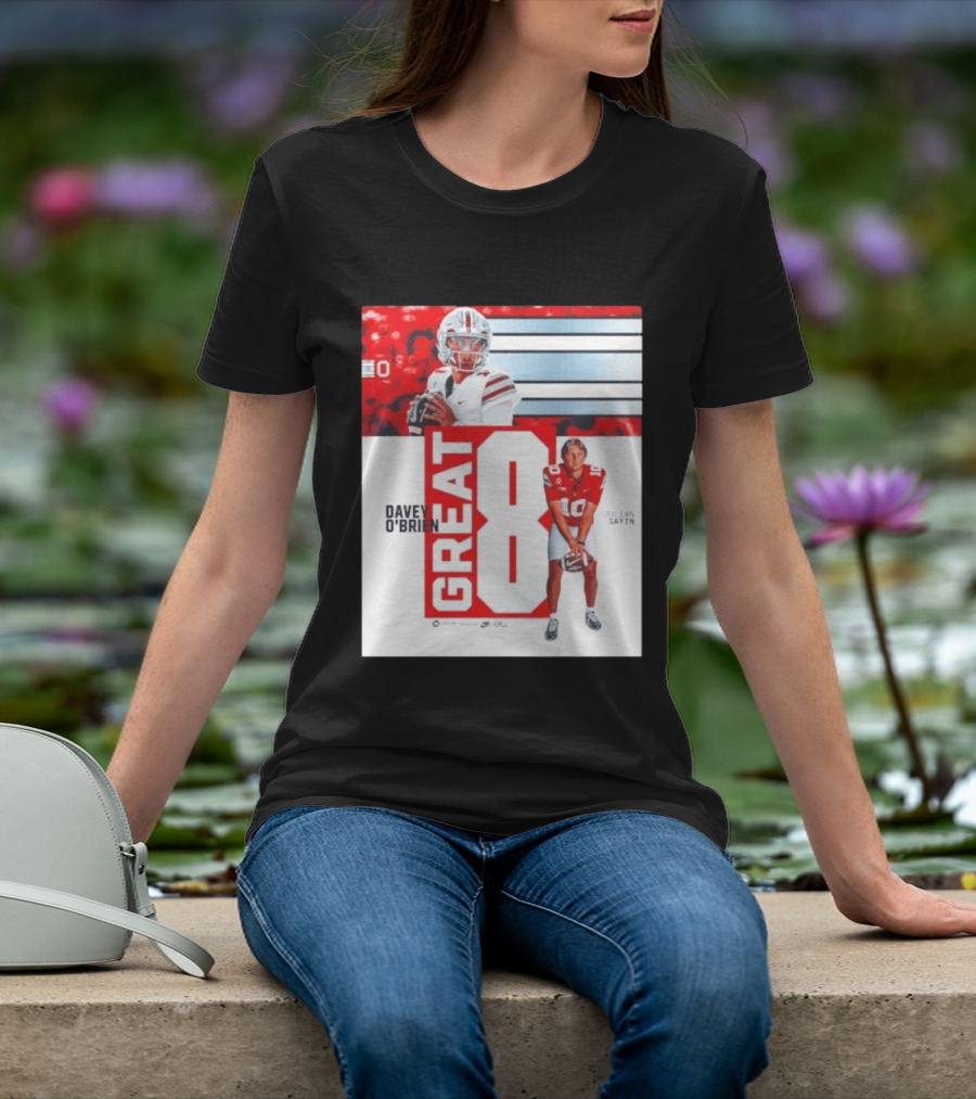Ohio State Buckeyes Great 8 Julian Sayin Davey O'Brien Award T-Shirt