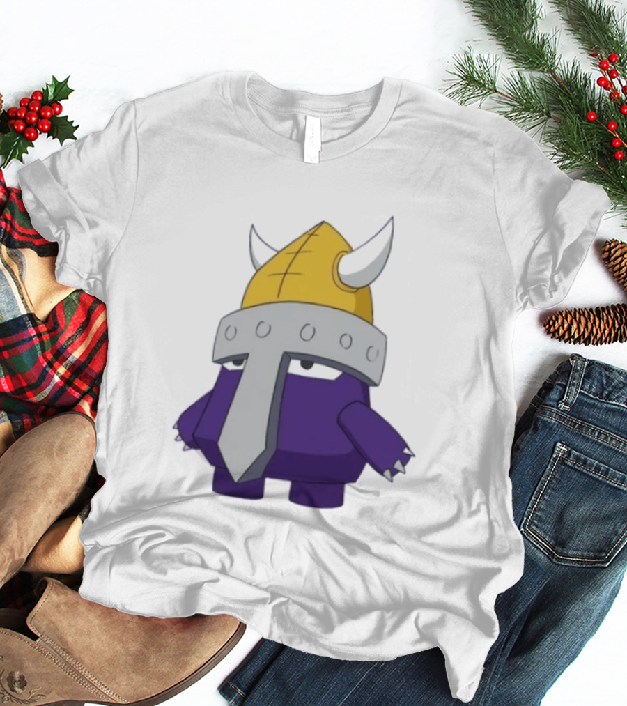 Minnesota Vikings Pokemon Mashup Viking Helmet T-Shirt