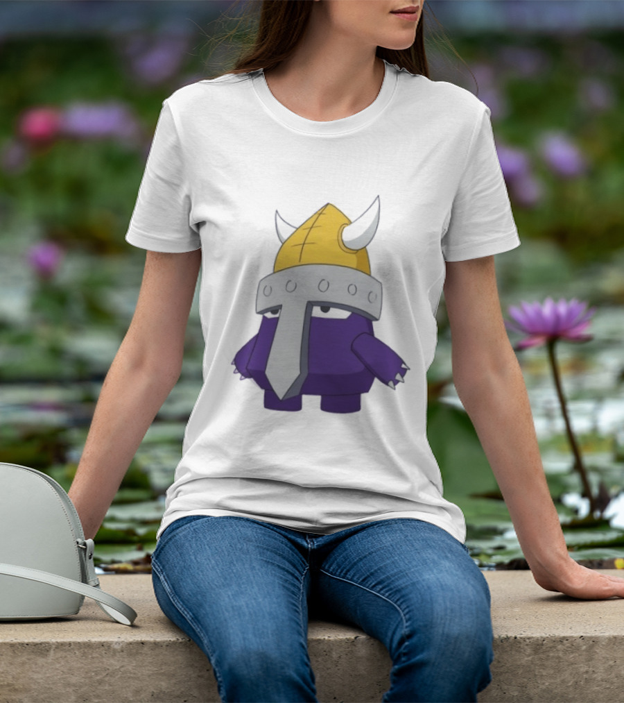 Minnesota Vikings Pokemon Mashup Viking Helmet T-Shirt