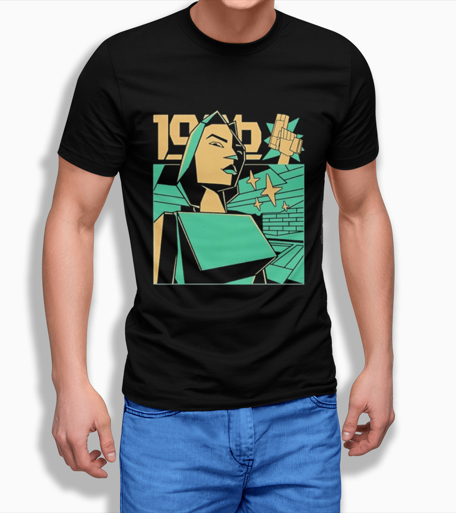 Lara Croft 1996 Polygon Style Tomb Raider Video Game T-Shirt