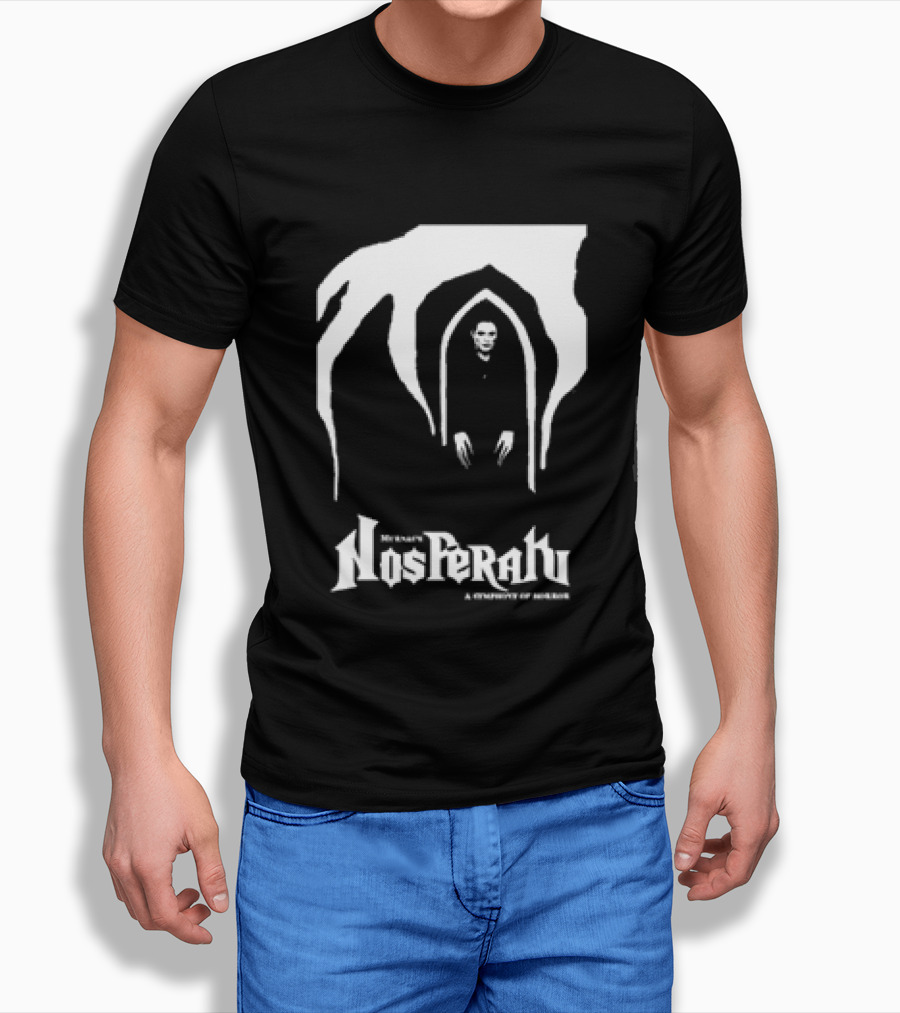 Nosferatu A Symphony Of Horror Murnau Classic Horror Film Archway T-Shirt