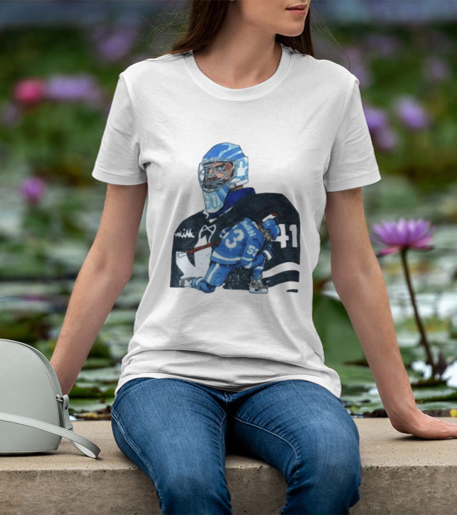 Cowan 53 Toronto Hockey Game 2 BrianBeLeafs Goalie Art 41 T-Shirt