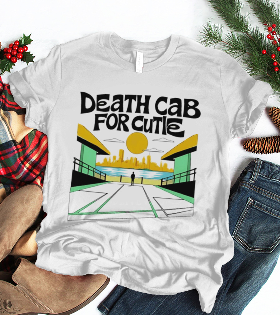 Death Cab For Cutie Skyline Indie Rock City Sunset T-Shirt