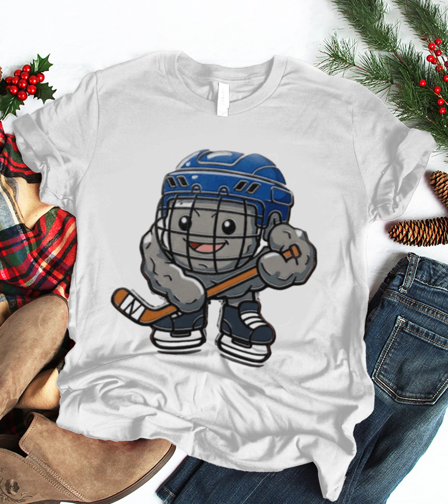 Stonjourner St Louis Blues NHL Pokemon Cartoon Hockey Player T-Shirt