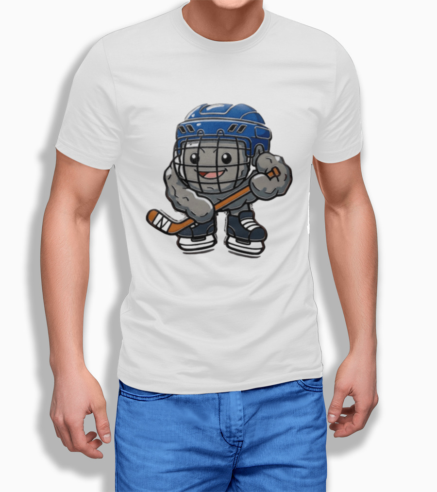 Stonjourner St Louis Blues NHL Pokemon Cartoon Hockey Player T-Shirt